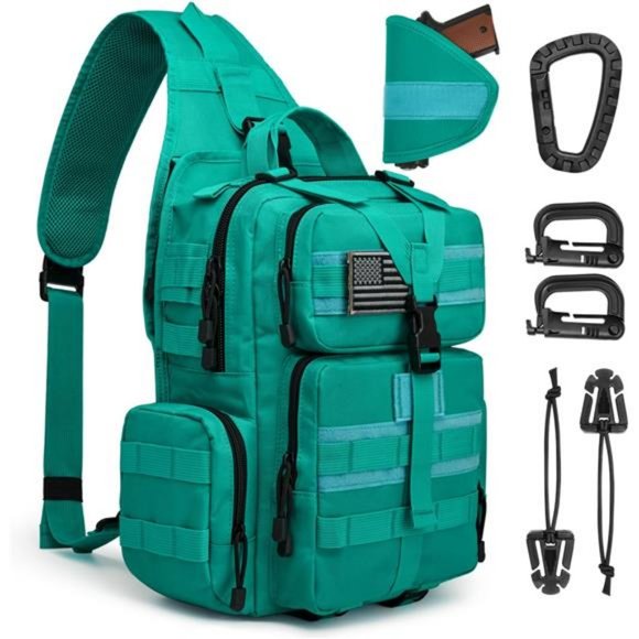 Bags Tactical Edc Sling Bag Backpack With Pistol Holster Poshmark